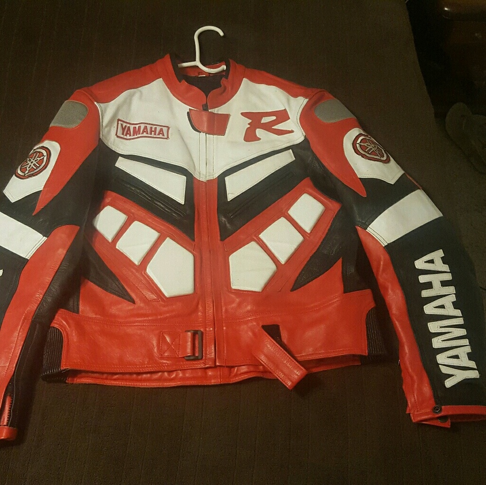Yamaha Real Leather Racing/Motorcycle Jacket